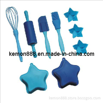 Set of 9PCS Silicon Baking Set